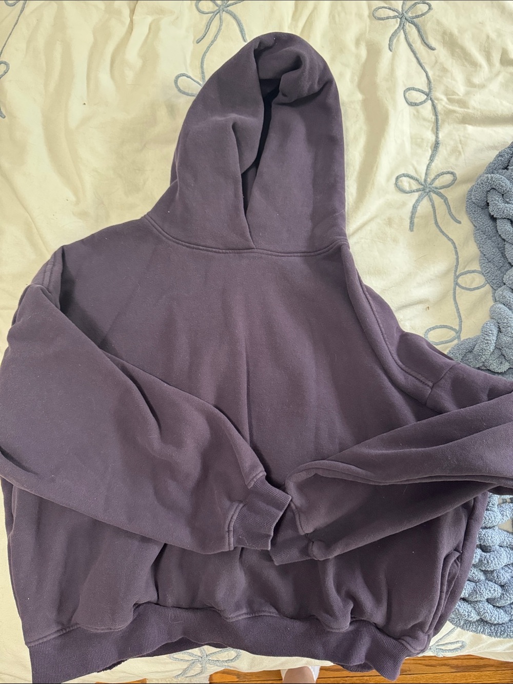 Garage Women's Hooded JSweatshirt in Deep Plum